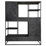 Vakkenkast Marbella | XXL | Zwart Visgraat | 160x200x45 cm