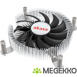 Akasa Intel LGA1700 Processor Hybride koeler 7,5 cm Aluminium, Zwart 1 stuk(s)