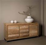 Dressoir Venetie | 220 cm | Gerecycled teakhout