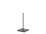 Actie Metaalstaander klein / Metalen pin standaard Solid +/-7*7*14 cm. - zwart standaard voor bloems