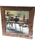 Wandspiegel Rustiek Drijfhout Teak 80x80 cm