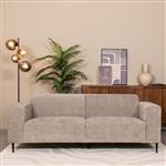 Bank Eden 3-Zits 207x87x78 cm Stone Elite | Zwart Metaal