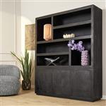 Vakkenkast Brussel Black XL | 160 cm
