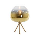 Tafellamp Mayson Ø30x43 cm | Glas Goud-Helder+Goud