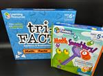 Voordeelset: Sommen maken (2 spellen)! Tri-facta optellen en aftrekken & Sommen meppers!