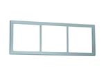 Presto Afdekraam 3-Vaks S-20.000 Chroom Mat