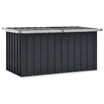 vidaXL Tuinbox 129x67x65 cm antraciet