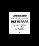 Beste Pappa Marmeren Onderzetters 10cm