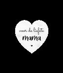 Liefste Mama Marmer Hartje 5cm