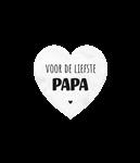 Liefste Papa Marmer Hartje 5cm