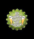 Groene Onderzetter Bier Verdwijnt 11cm