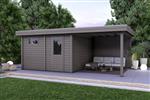 Tuinhuis Smart Serie 400 x 400 + 300 cm
