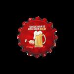 Rood Onderzetters Goede Wijn 11cm