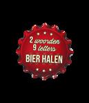 Rode Onderzetters Bier Halen 11cm