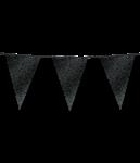 Zwarte Slinger Glitter 6m