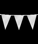 Zilveren Slinger Glitter 6m
