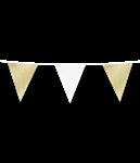 Goud Witte Slinger Glitter 6m