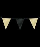 Goud Zwarte Slinger Glitter 6m