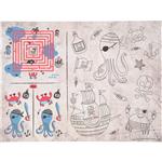 Piraat Placemats Met Activiteiten 40cm 6st