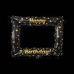 Happy Birthday Ballon Frame 85cm