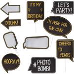 Verjaardag Photobooth Props 10st