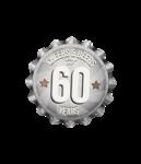 60 Jaar Onderzetters 60 11cm