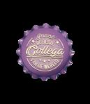 Paarse Onderzetters Collega 11cm