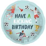 Voetbal Helium Ballon Have A Kicking Birthday Leeg 45cm