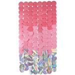 Roze Deurgordijn Zilver 1,7m