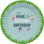 Voetbal Borden Lichtgroen 23cm 8st