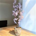 Kunst Bloesemboom - kunstboom - 110cm - zacht roze - voor binnen - **