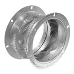 Ruck flexibele dakaansluiting, gegalvaniseerd plaatstaal diameter 253 mm tot 400 °C