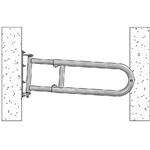 Instelbaar terugvalhekje, lengte 75-110 cm