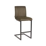 Barkruk Milo | 41x53x100 cm |Army Microvezel