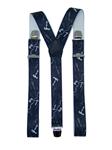 Bretels Timmerman (donkerblauw) met extra sterke clips