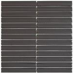 Mozaiek Tegel Sevilla 29,6x30 cm Finger Glossy Carbon Gray (Prijs per 0.89 M2)