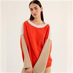 Rosso 35 sweater multicolor Maat: 38