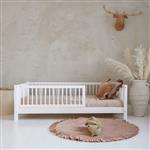 Houten bed Basic Alto- wit 190x90cm Wit 190x90 cm