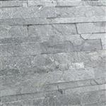 Natuursteen strips wandbekleding leisteen Silver grey-45m²