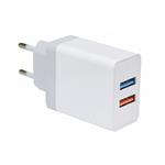 Duo USB adapter met Quick Charge 3.0