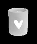 Cement candle - Hartje