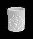 Cement candle - Vader