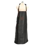 Leren schort Black