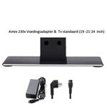 Avtex TV voet en 220V voeding adapter + netsnoer - 3 polig