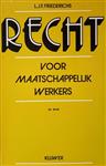 Recht voor maatsch. werkers