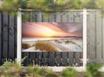 NR 1213: Tuinposter Strandovergang zonsondergang 90x180cm