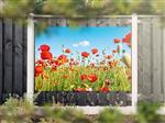 NR 1301: Tuinposter klaprozen 120x180cm