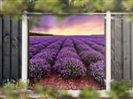 NR 1408: Tuinposter lavendelveld 180x180cm