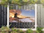 NR 1228: Tuinposter molen winter 90x180cm