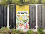 NR 1235: Tuinposter pluk de dag 180x90cm